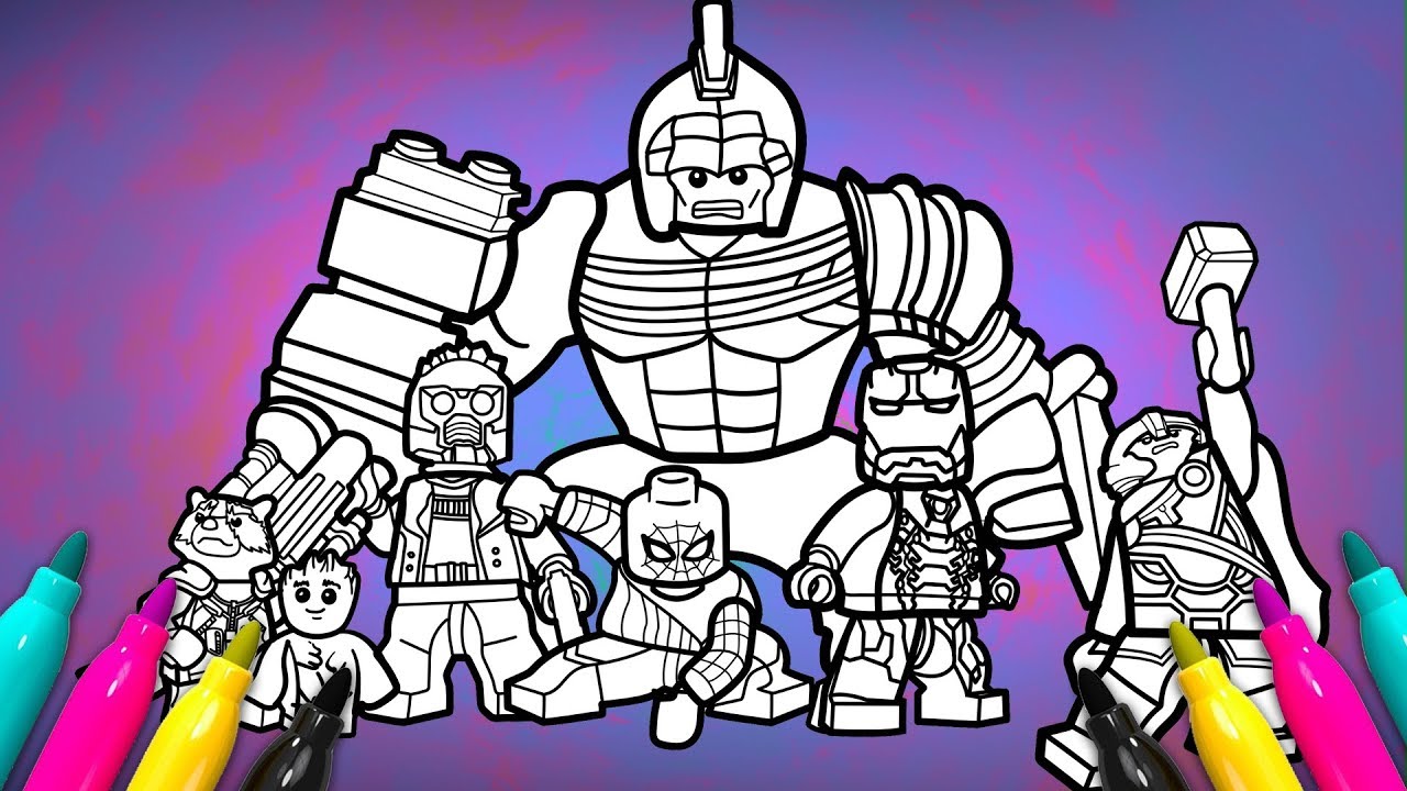 Lego Marvel Coloring Pages ~ Coloring Pages