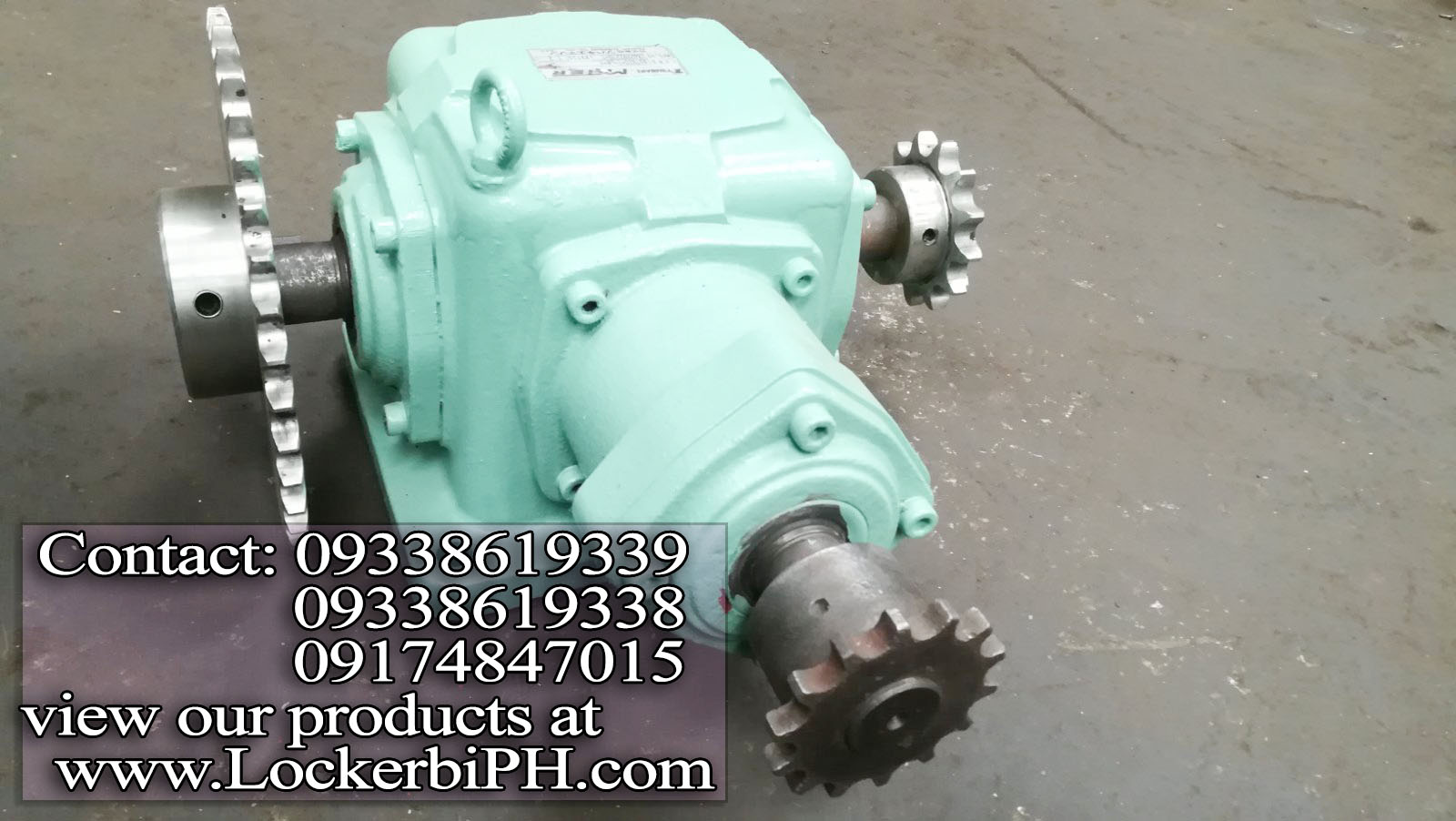 Products Tsubaki Miter Gear Box (TypeED7B201LRY Ratio 12) from Japan