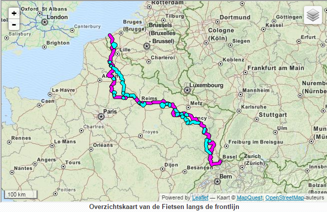 De Frontlijnroute