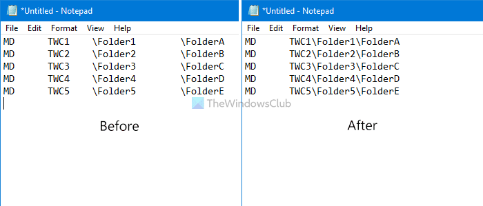 Excelから一度に複数のフォルダを作成する方法