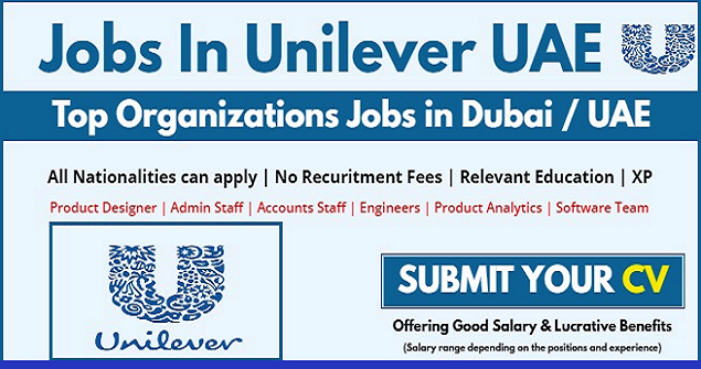 Unilever Job Vacancies In Middle East