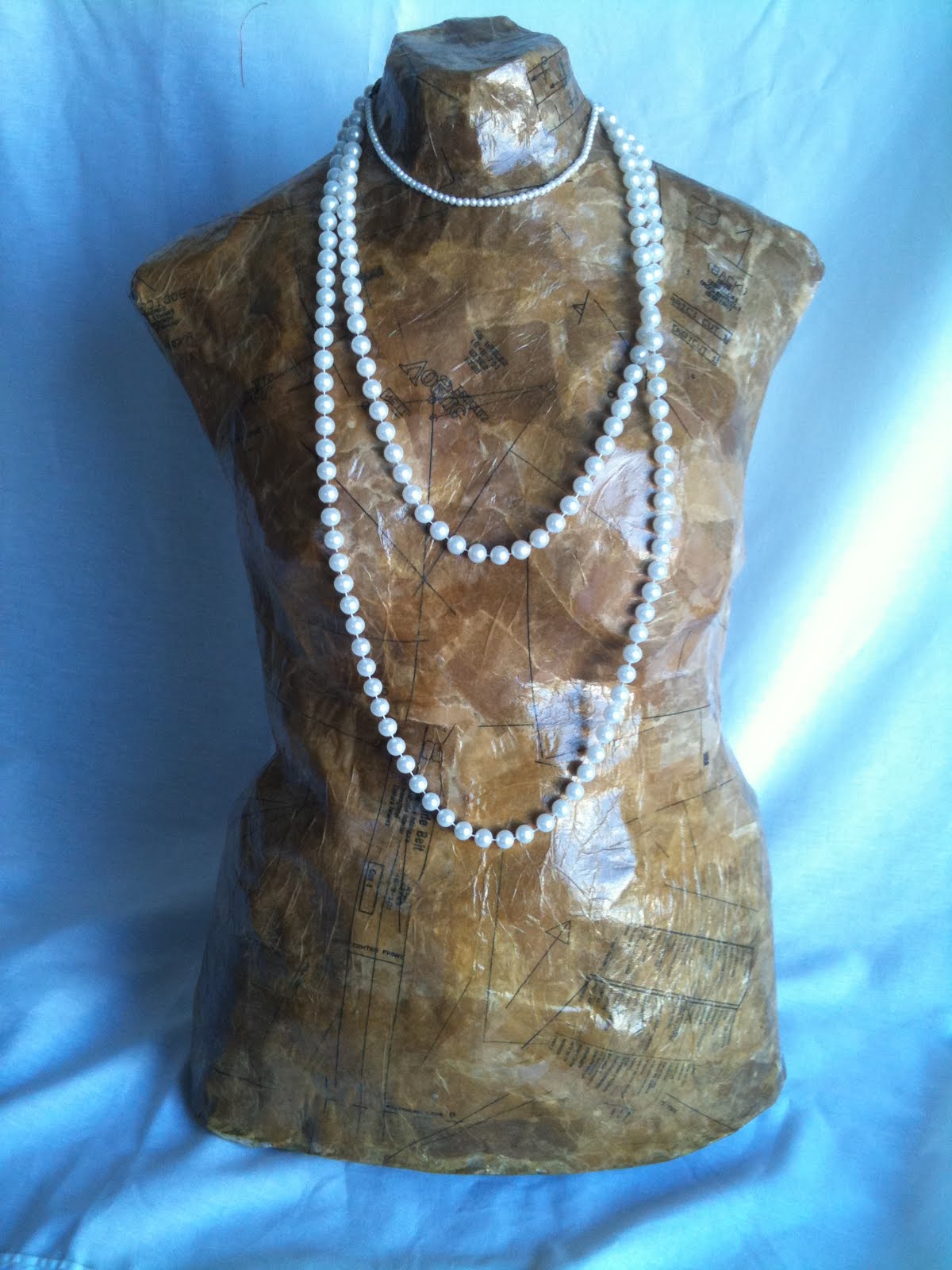 A Small Mad Hope Paper Mache Dress Form Instructions