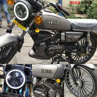 yamaha rx 100 modified bike price