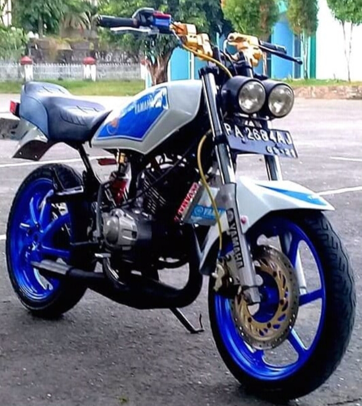 Modifikasi Rx King Warna Putih Original, Mutiara, Polos, Metalik, Doff