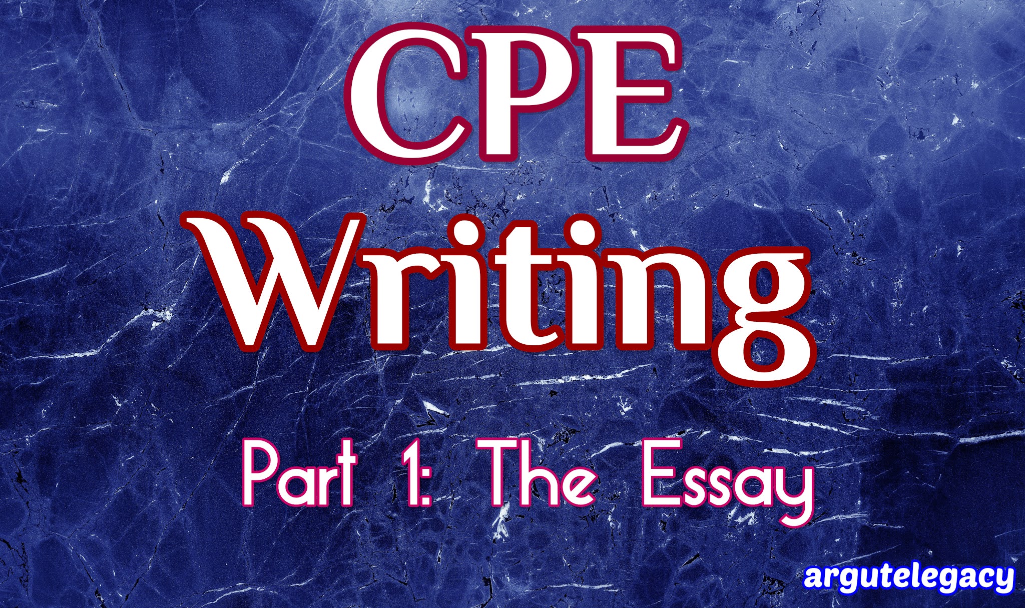 how to write an essay cpe