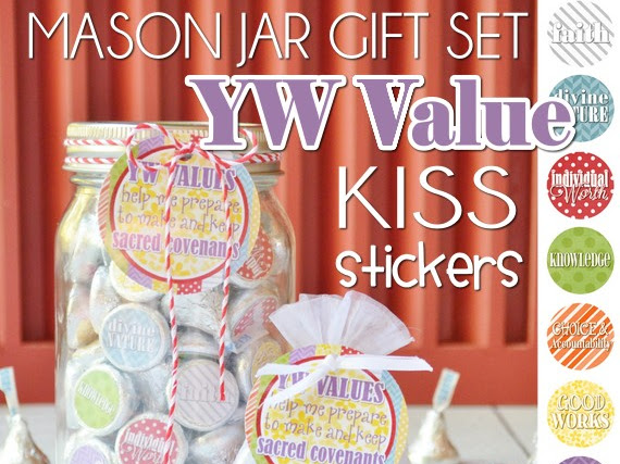 {NEW!!} YW Value KISS Sticker Printables
