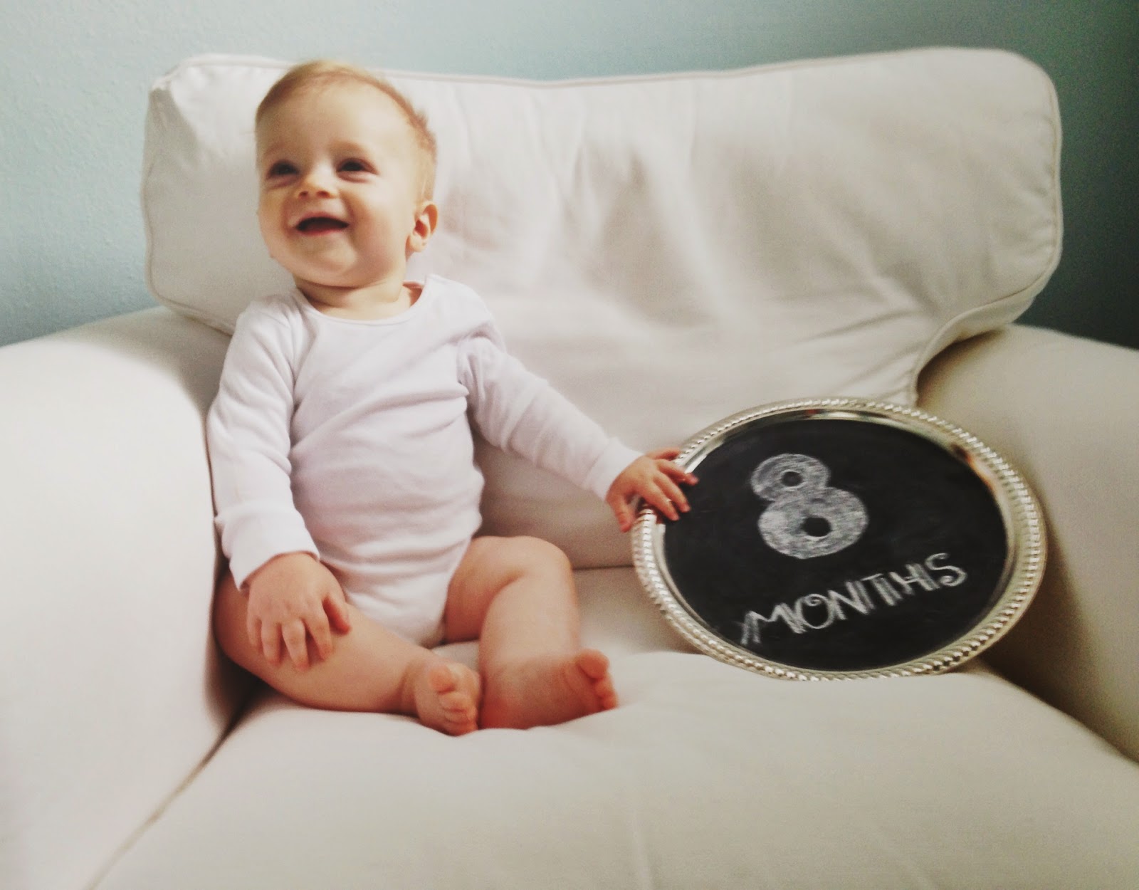 the martin house 8 months with Baby Jax