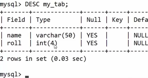 DESC Command ~ Computer Languages (clcoding)