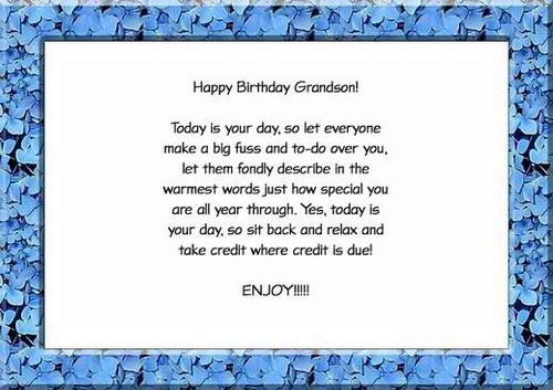HD Happy Birthday Grandson