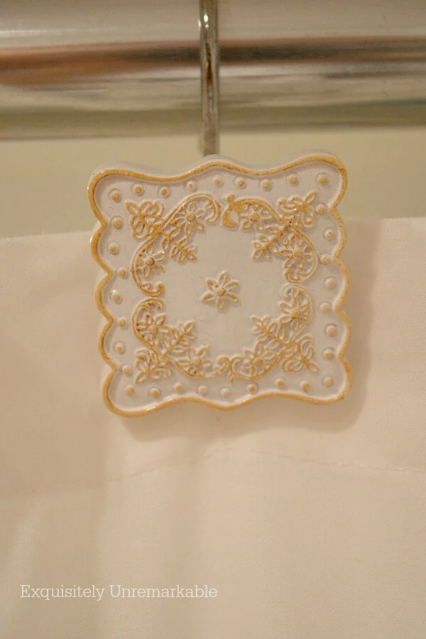 Vintage Style Shower Curtain Hooks