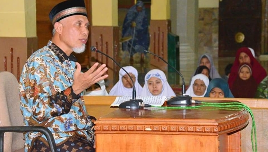 Motivasi Anak Muda Batusangkar, Mahyeldi Lanjutkan Tausiyah dengan Diskusi