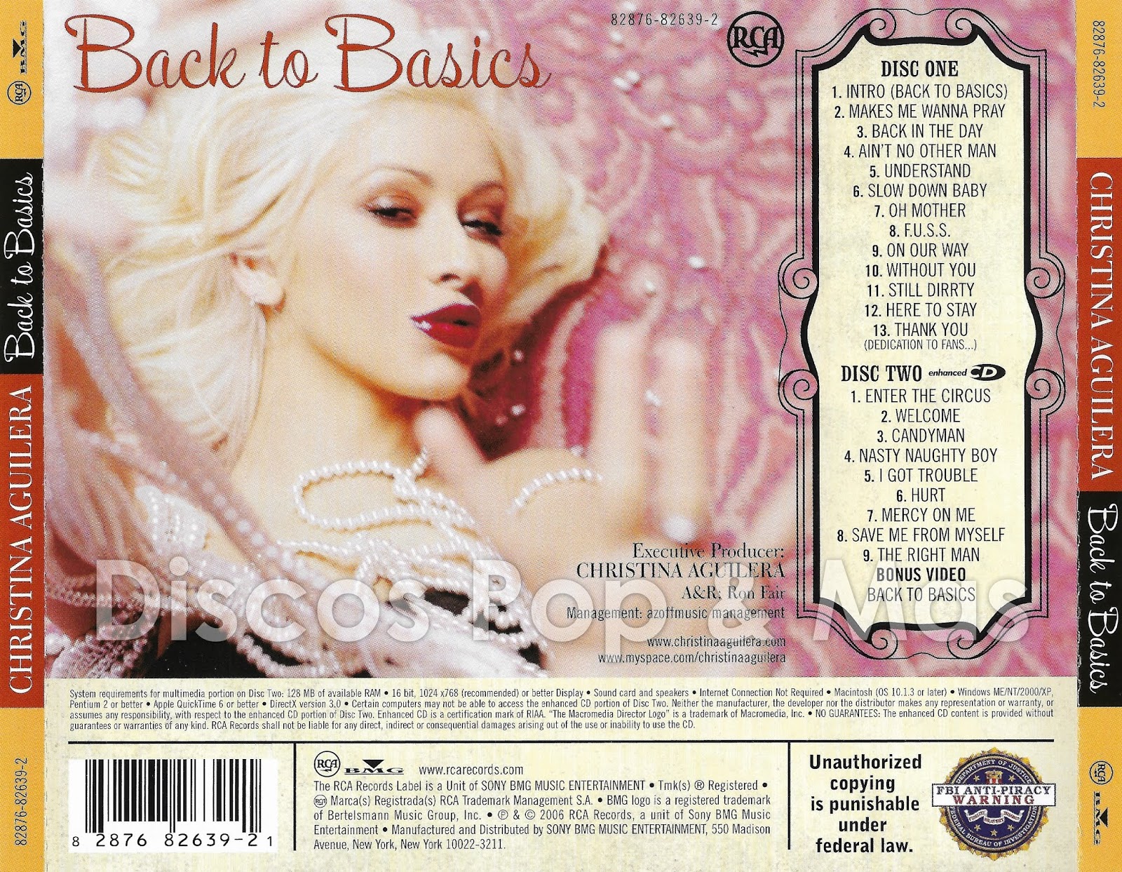 Discos Pop & Mas Christina Aguilera