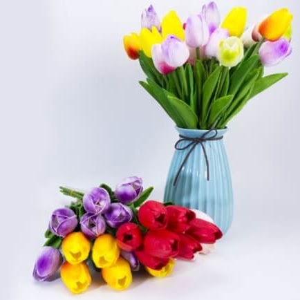 Bunga Plastik / Bunga Artificial Tulip (Seri PU)