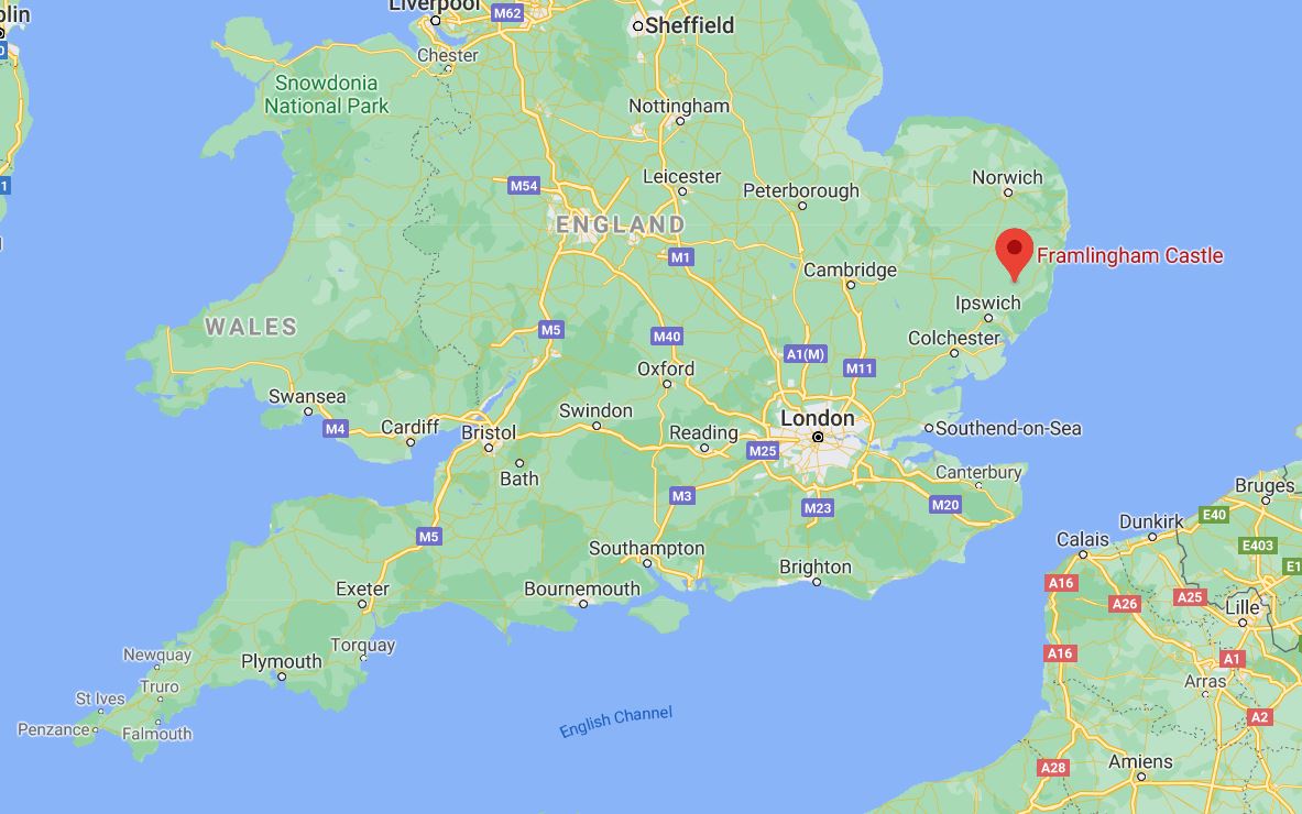 ster's Google Treking Famous Castles Framlingham Castle, Suffolk