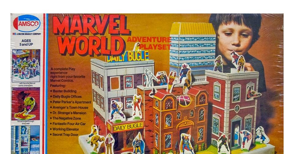 The Toy Box Marvel Adventure World Playset (Amsco)