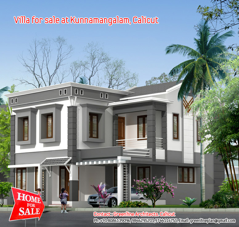 4 New villas for sale at Kunnamangalam, Calicut Kerala Home Design