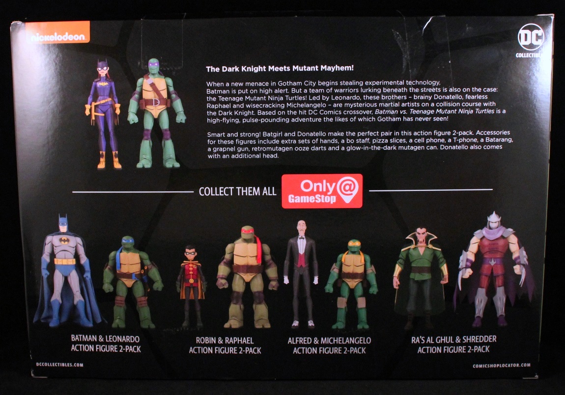 Batman Vs TMNT Batgirl And Donatello DC Collectibles Figure 2-Pack Video  Review And Images