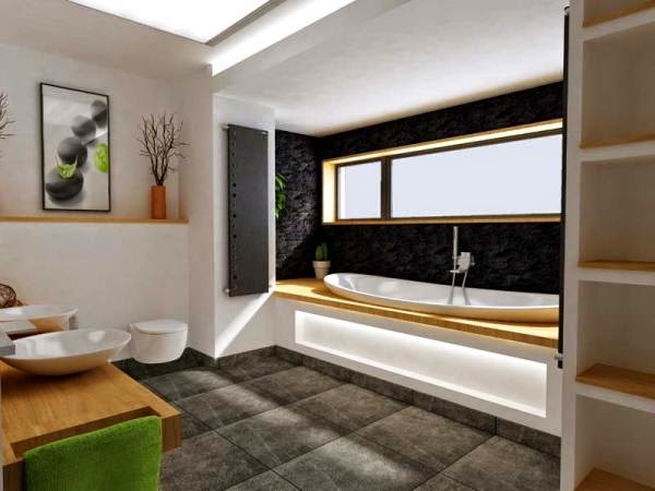 Bathroom design ideas-relax zone home