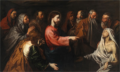 La resurrección de Lázaro, de Ribera, en el Museo del Prado.