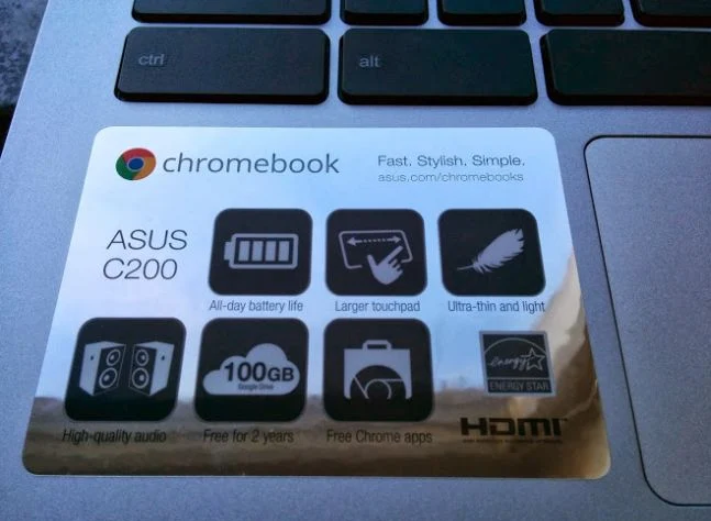 Laptop Asus C200 Chromebook