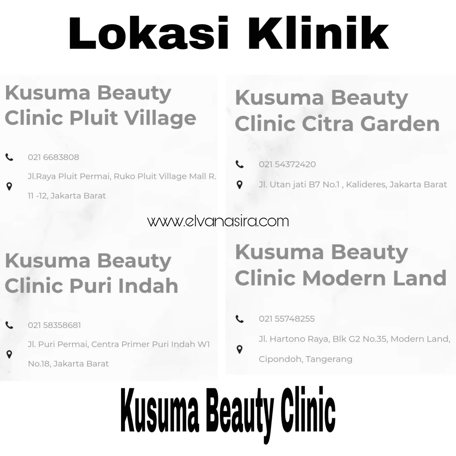 Pengalaman Treatment Di Kusuma Beauty Clinic Elva Nasira Lifestyle Millenial Pengalaman Treatment Di Kusuma Beauty Clinic Elva Nasira Lifestyle Millenial