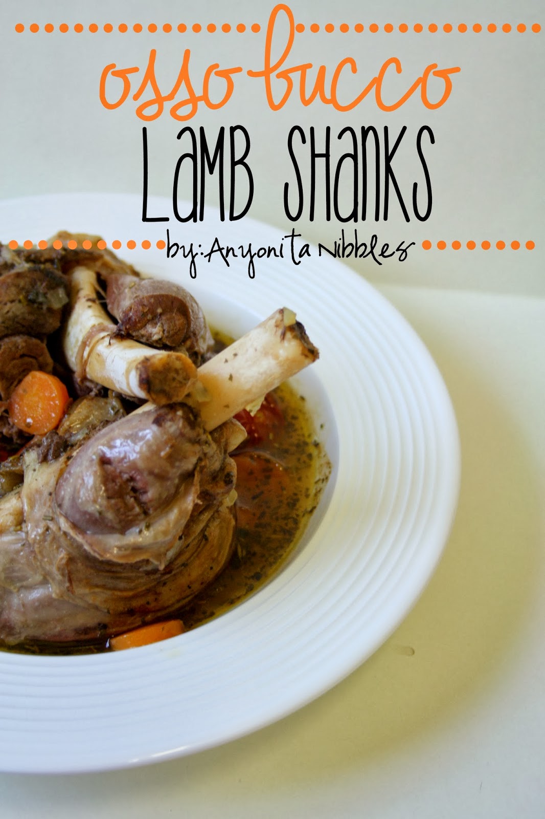 Osso Bucco Lamb Shanks Recipes made in the #crockpot for an easy but elegant #dinner