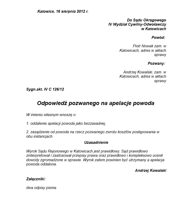W Prawie Odpowiedź Na Odpowiedź Krzyżówka Wyciągać nieszczelność wyrównanie wzór pełnomocnictwa dla adwokata w