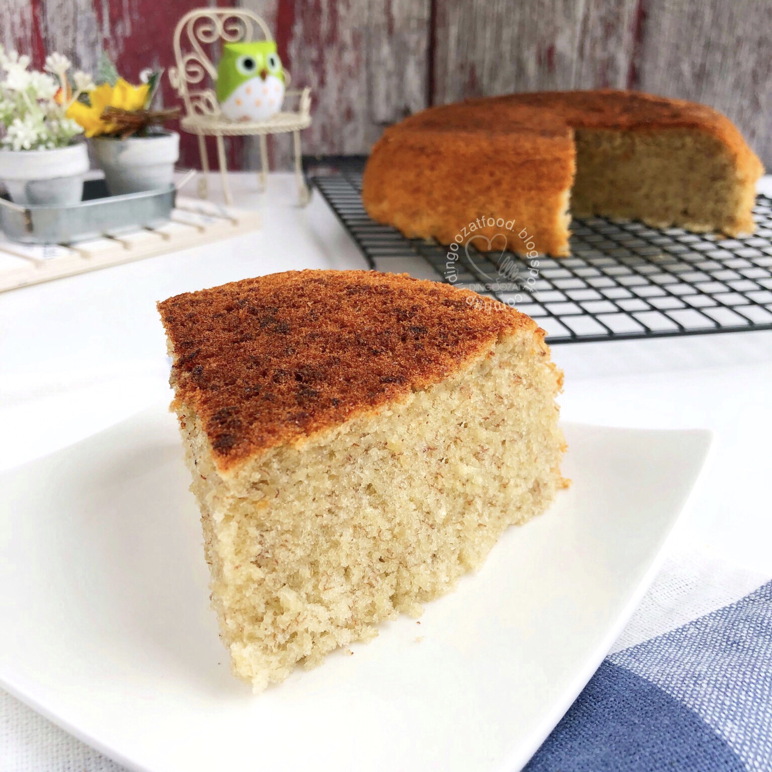 Miki's Food Archives Rice Cooker Soft & Moist Banana Cake 电饭锅香蕉蛋糕