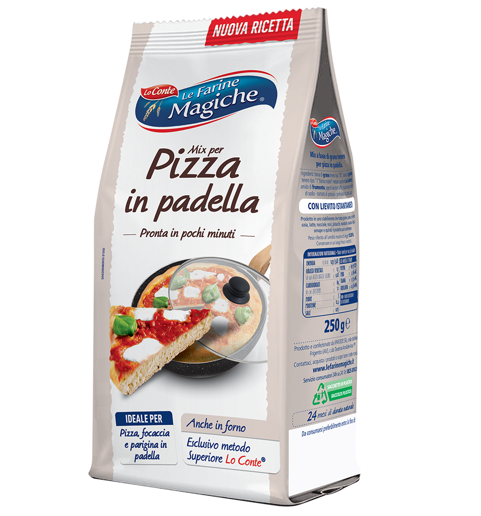 Toscana Gourmet Pizza in padella , il nuovo mix di Farine magiche