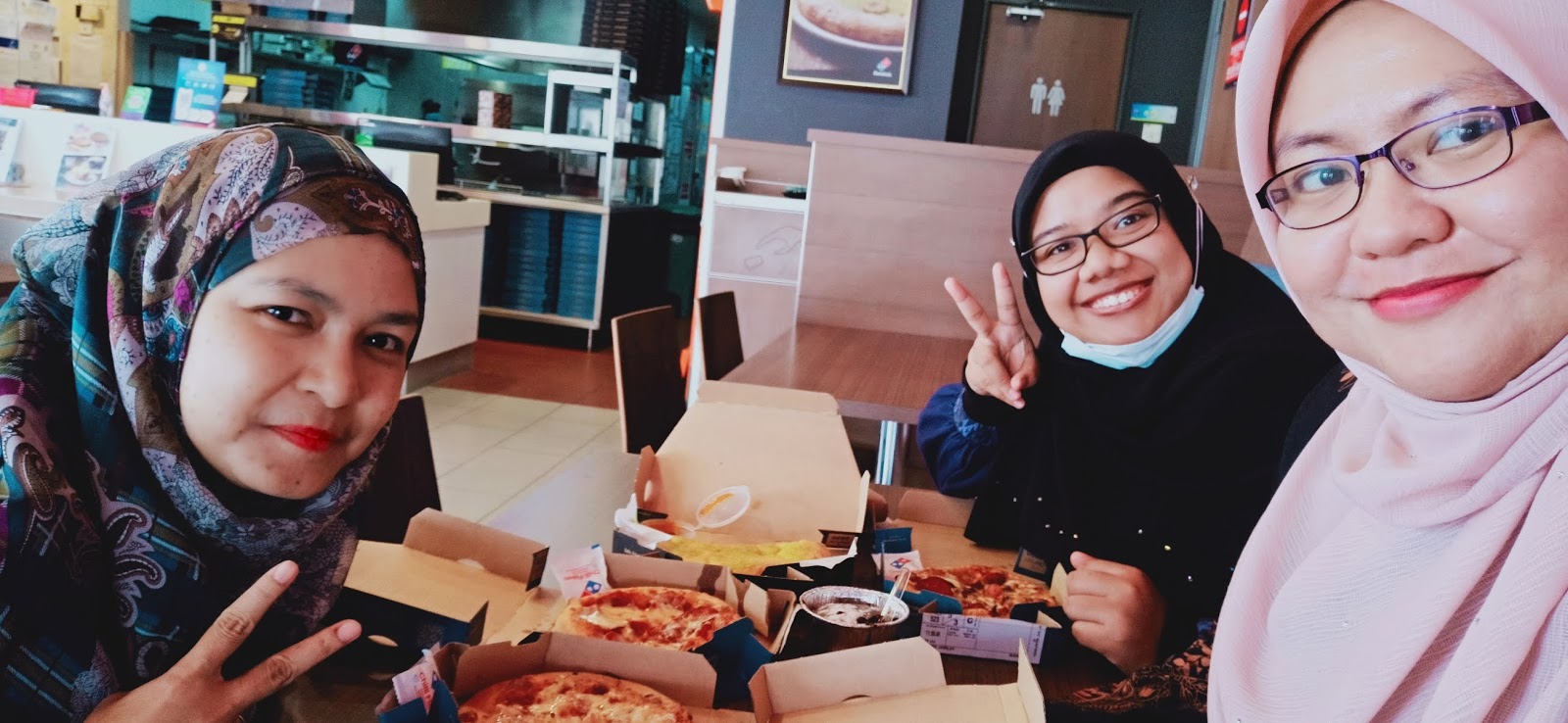 Makan domino's personal pizza harga RM5 jika order sebelum 12 tengahari