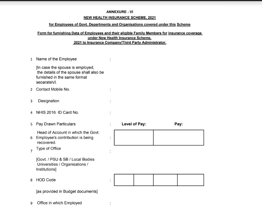 NHIS2021 New Form & Instructions