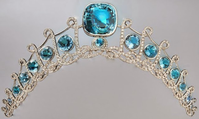 aquamarine tiara princess isabella ligne tremoille orsini holemans