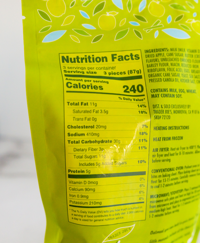 Trader Joe's Apple Cinnamon Oatmeal Bites Review Sweet on Trader Joe's