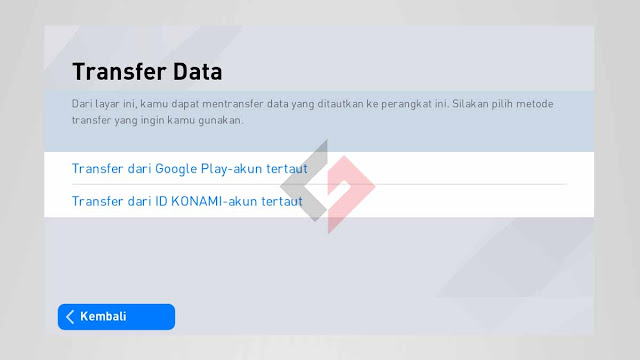 Cara login akun PES 2020 Mobile Lama di HP android baru Cara login akun PES 2020 Mobile Lama di HP android baru