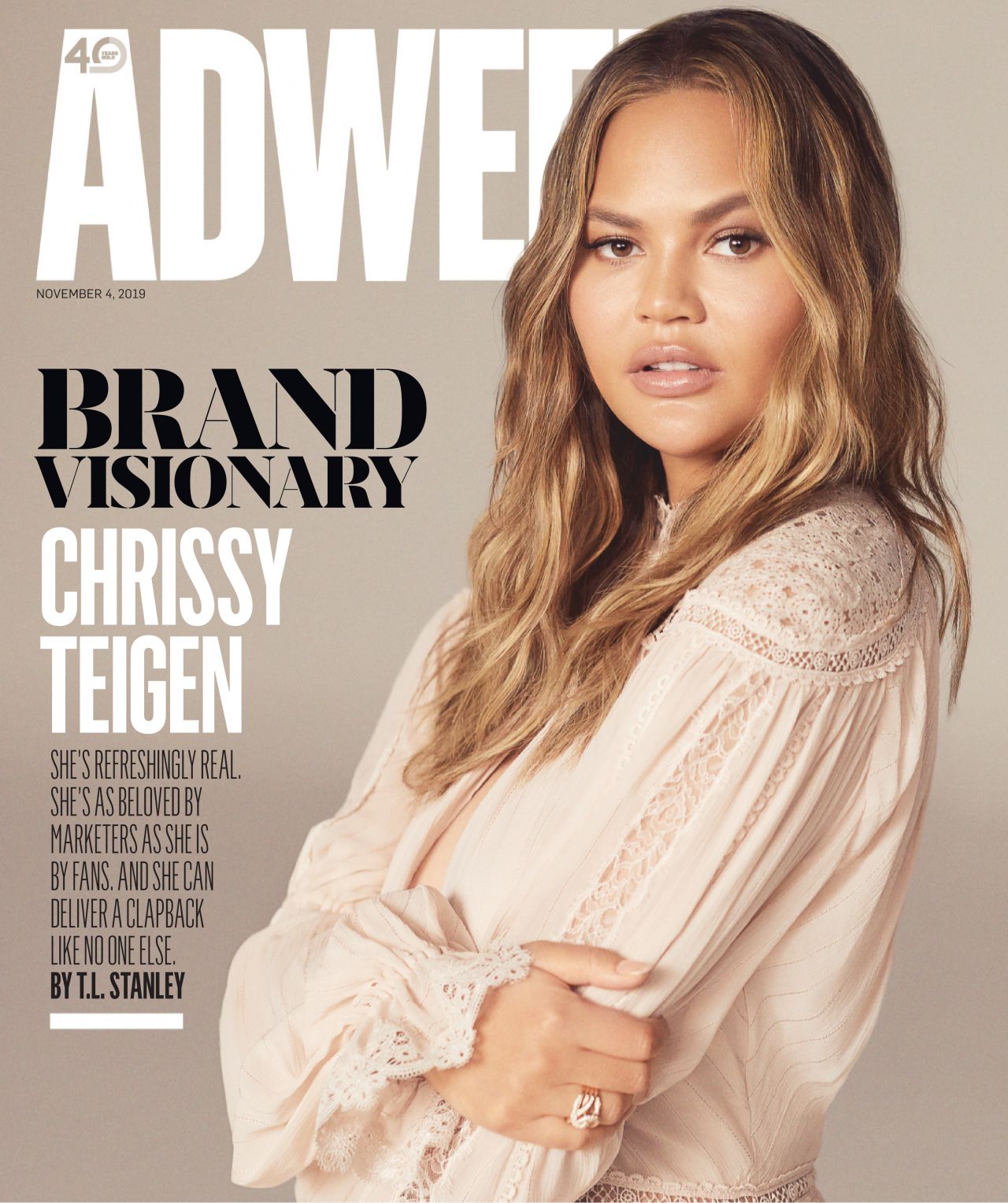 Chrissy Teigen Covers AdWeek - Stylish Starlets