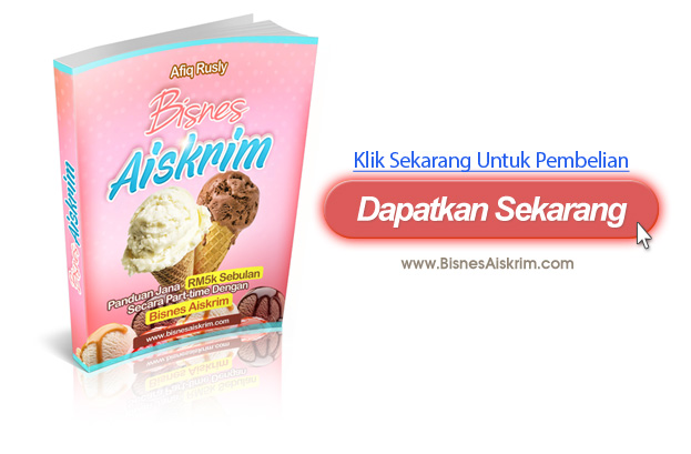 bisnes ais krim, cara jual ais krim, cara cari side income, berniaga ais krim