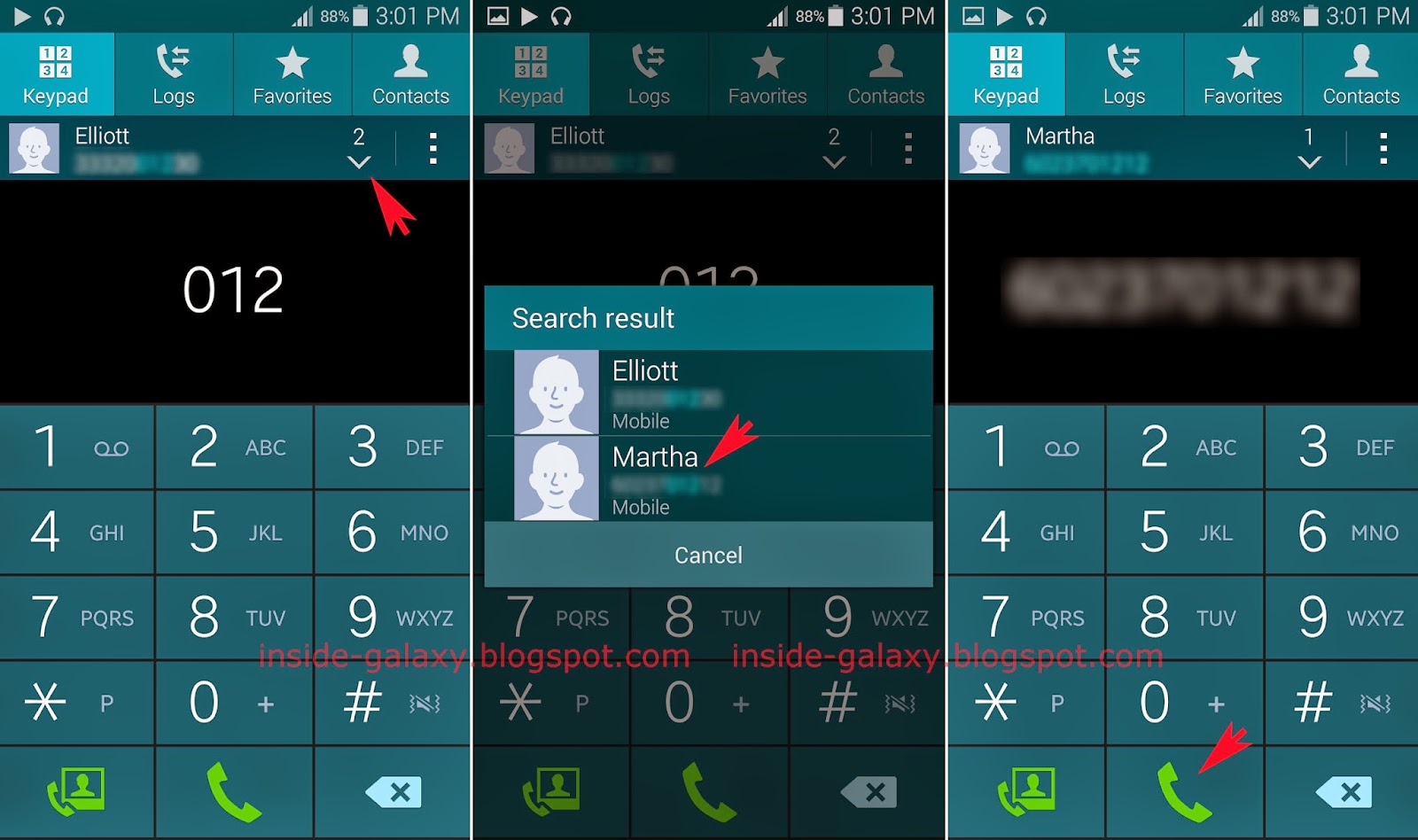 Inside Galaxy Samsung Galaxy S5 How to Make a Call in Android 4.4.2