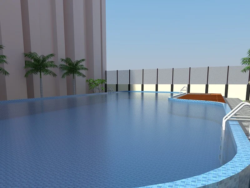 Fatih Studio -- Parta San Jaya: Desain Kolam renang Core Hotel