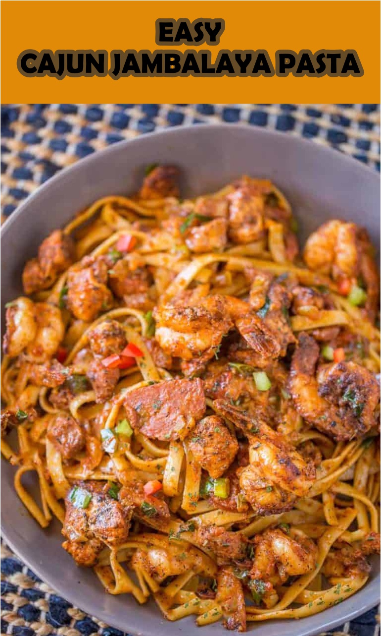EASY CAJUN JAMBALAYA PASTA Cook, Taste, Eat