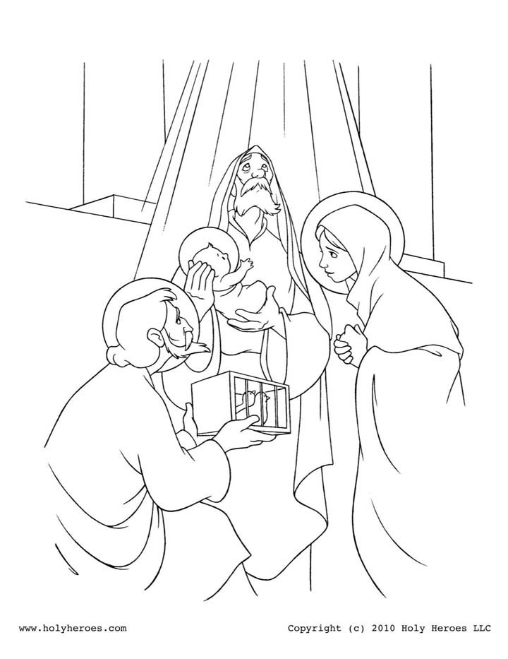 Jesús presentado en el templo 