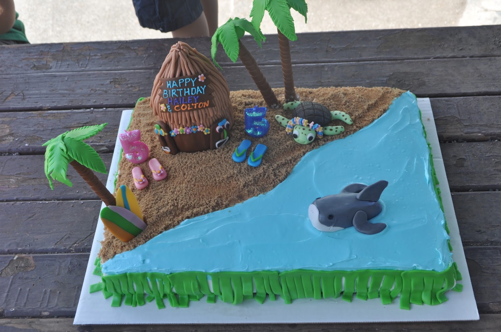 PEACH OF CAKE: Hawaiian Birthday Cake