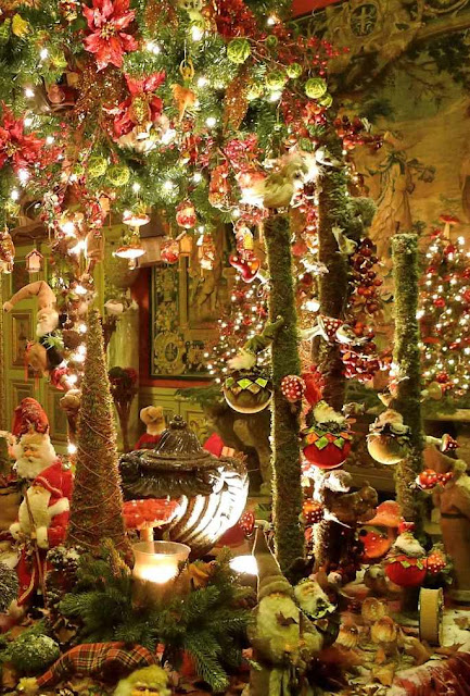 Arranjo natalino no castelo de Vaux-le-vicomte Arranjo natalino no castelo de Vaux-le-vicomte