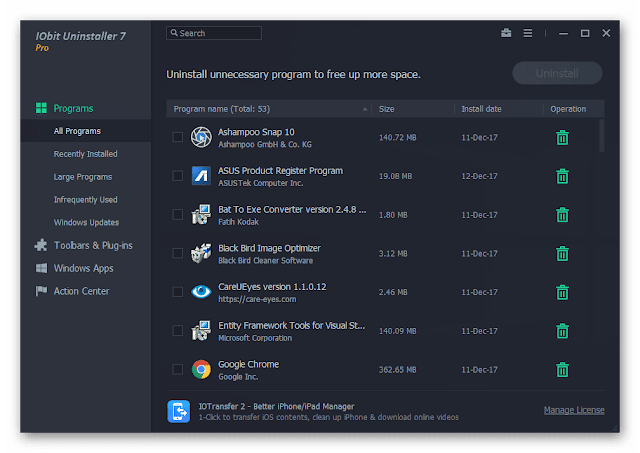 IObit Uninstaller Pro Latest Version With Crack