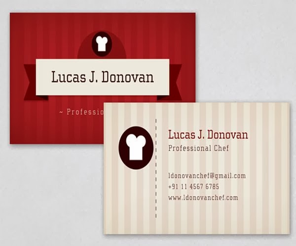 10+ Delicious Business Cards for Chefs