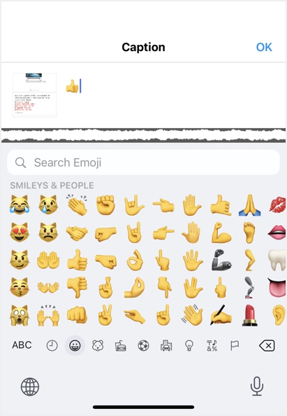 Instagram'da Emoji Ekle