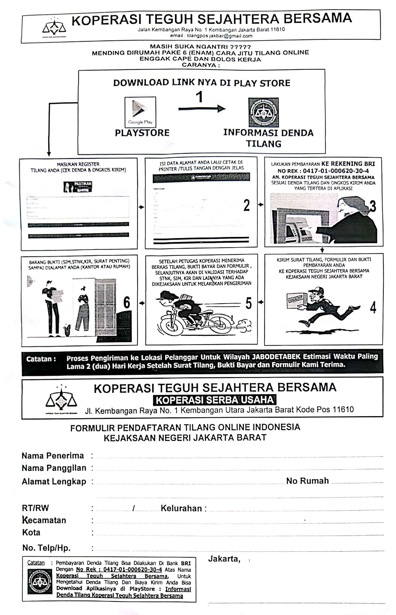 Tilang Info Jakarta Barat - Spartan Tree