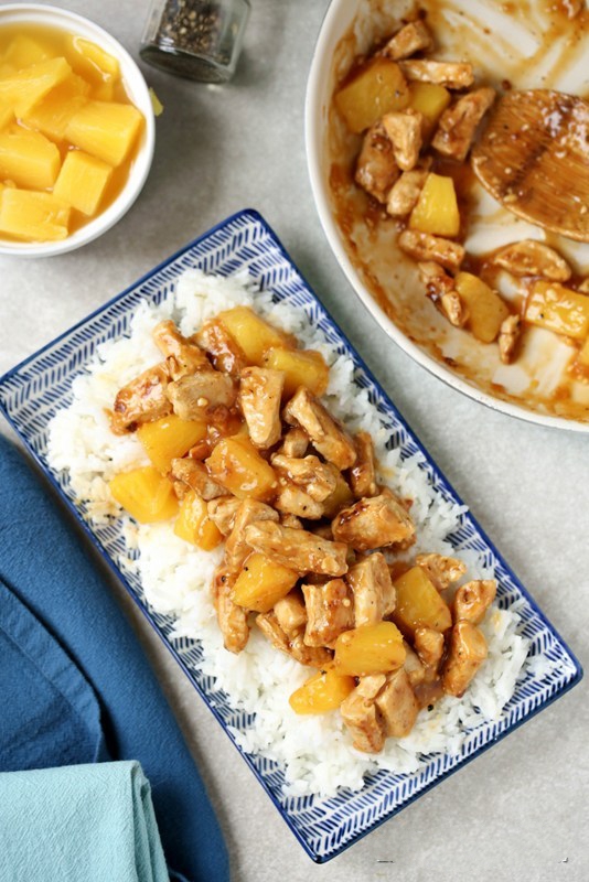 Aloha Pineapple Chicken Dinner mamarecipes