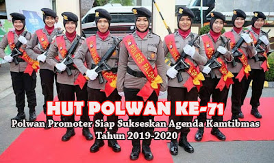 Wallpaper Polwan Cantik