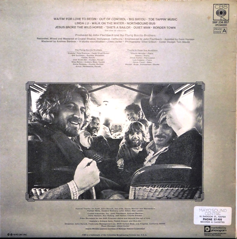 Classic Rock Covers Database The Flying Burrito Brothers Airborne (1976)