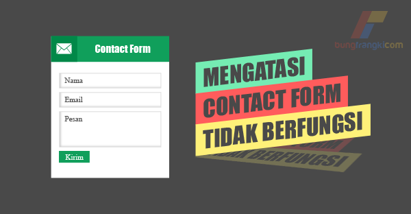 Mengatasi Contact Form yang Tidak Bisa Mengirim Pesan Mengatasi Contact Form yang Tidak Bisa Mengirim Pesan